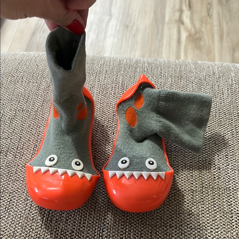Orange Monster Kids socks